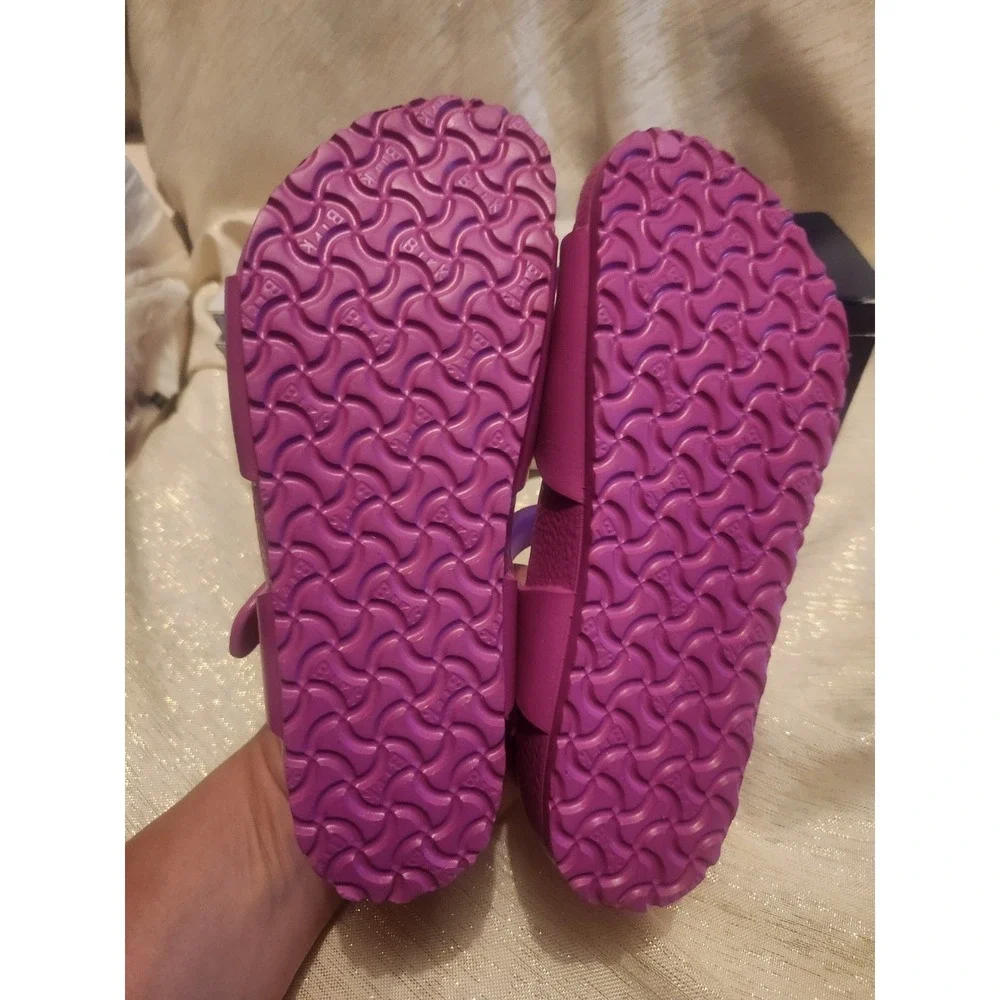 Birkenstock Rio Eva Kids Sandals Purple Pink Shoes Child Size L1 NEW